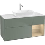 Tvättställsskåp Villeroy & Boch Finion med 3 Lådor Hylla och Bänkskiva för Fristående Tvättställ från Artis & Collaro
