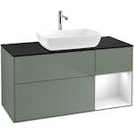 Tvättställsskåp Villeroy & Boch Finion med 3 Lådor Hylla och Bänkskiva för Fristående Tvättställ från Artis & Collaro