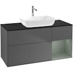 Tvättställsskåp Villeroy & Boch Finion med 3 Lådor Hylla och Bänkskiva för Fristående Tvättställ från Artis & Collaro