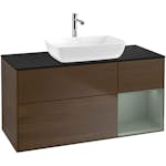 Tvättställsskåp Villeroy & Boch Finion med 3 Lådor Hylla och Bänkskiva för Fristående Tvättställ från Artis & Collaro