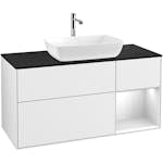 Tvättställsskåp Villeroy & Boch Finion med 3 Lådor Hylla och Bänkskiva för Fristående Tvättställ från Artis & Collaro