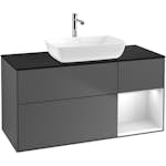 Tvättställsskåp Villeroy & Boch Finion med 3 Lådor Hylla och Bänkskiva för Fristående Tvättställ från Artis & Collaro