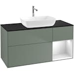Tvättställsskåp Villeroy & Boch Finion med 3 Lådor Hylla och Bänkskiva för Fristående Tvättställ från Artis & Collaro