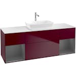 Tvättställsskåp Villeroy & Boch Finion med Två Hyllor och Bänkskiva för Fristående Tvättställ från Artis & Collaro
