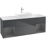 Tvättställsskåp Villeroy & Boch Finion med Två Hyllor och Bänkskiva för Fristående Tvättställ från Artis & Collaro