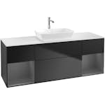 Tvättställsskåp Villeroy & Boch Finion med Två Hyllor och Bänkskiva för Fristående Tvättställ från Artis & Collaro