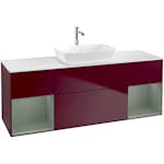 Tvättställsskåp Villeroy & Boch Finion med Två Hyllor och Bänkskiva för Fristående Tvättställ från Artis & Collaro