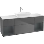 Tvättställsskåp Villeroy & Boch Finion med Två Hyllor och Bänkskiva för Fristående Tvättställ från Artis & Collaro