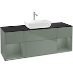Tvättställsskåp Villeroy & Boch Finion med Två Hyllor och Bänkskiva för Fristående Tvättställ från Artis & Collaro