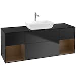 Tvättställsskåp Villeroy & Boch Finion med Två Hyllor och Bänkskiva för Fristående Tvättställ från Artis & Collaro