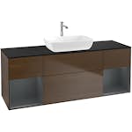 Tvättställsskåp Villeroy & Boch Finion med Två Hyllor och Bänkskiva för Fristående Tvättställ från Artis & Collaro