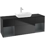 Tvättställsskåp Villeroy & Boch Finion med Två Hyllor och Bänkskiva för Fristående Tvättställ från Artis & Collaro