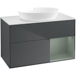 Tvättställsskåp Villeroy & Boch Finion med 2 Lådor Hylla och Bänkskiva för Fristående Tvättställ från Artis & Collaro