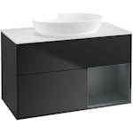 Tvättställsskåp Villeroy & Boch Finion med 2 Lådor Hylla och Bänkskiva för Fristående Tvättställ från Artis & Collaro