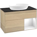 Tvättställsskåp Villeroy & Boch Finion med 2 Lådor Hylla och Bänkskiva för Fristående Tvättställ från Artis & Collaro
