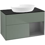 Tvättställsskåp Villeroy & Boch Finion med 2 Lådor Hylla och Bänkskiva för Fristående Tvättställ från Artis & Collaro