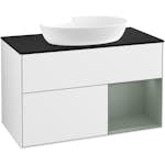 Tvättställsskåp Villeroy & Boch Finion med 2 Lådor Hylla och Bänkskiva för Fristående Tvättställ från Artis & Collaro