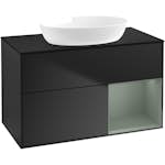 Tvättställsskåp Villeroy & Boch Finion med 2 Lådor Hylla och Bänkskiva för Fristående Tvättställ från Artis & Collaro