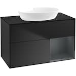 Tvättställsskåp Villeroy & Boch Finion med 2 Lådor Hylla och Bänkskiva för Fristående Tvättställ från Artis & Collaro