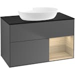 Tvättställsskåp Villeroy & Boch Finion med 2 Lådor Hylla och Bänkskiva för Fristående Tvättställ från Artis & Collaro