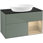 Tvättställsskåp Villeroy & Boch Finion med 2 Lådor Hylla och Bänkskiva för Fristående Tvättställ från Artis & Collaro