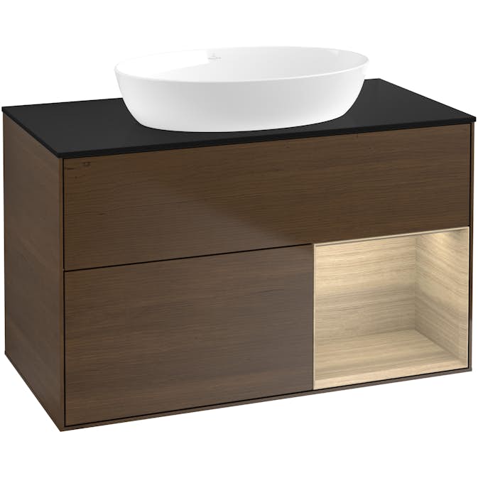 Tvättställsskåp Villeroy & Boch Finion med 2 Lådor Hylla och Bänkskiva för Fristående Tvättställ från Artis & Collaro
