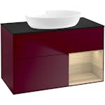 Tvättställsskåp Villeroy & Boch Finion med 2 Lådor Hylla och Bänkskiva för Fristående Tvättställ från Artis & Collaro