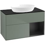 Tvättställsskåp Villeroy & Boch Finion med 2 Lådor Hylla och Bänkskiva för Fristående Tvättställ från Artis & Collaro