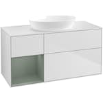 Tvättställsskåp Villeroy & Boch Finion med 3 Lådor Hylla och Bänkskiva för Fristående Tvättställ från Artis & Collaro