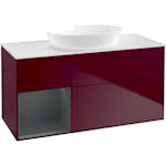 Tvättställsskåp Villeroy & Boch Finion med 3 Lådor Hylla och Bänkskiva för Fristående Tvättställ från Artis & Collaro