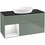 Tvättställsskåp Villeroy & Boch Finion med 3 Lådor Hylla och Bänkskiva för Fristående Tvättställ från Artis & Collaro