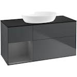 Tvättställsskåp Villeroy & Boch Finion med 3 Lådor Hylla och Bänkskiva för Fristående Tvättställ från Artis & Collaro