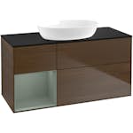 Tvättställsskåp Villeroy & Boch Finion med 3 Lådor Hylla och Bänkskiva för Fristående Tvättställ från Artis & Collaro