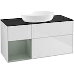 Tvättställsskåp Villeroy & Boch Finion med 3 Lådor Hylla och Bänkskiva för Fristående Tvättställ från Artis & Collaro