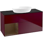 Tvättställsskåp Villeroy & Boch Finion med 3 Lådor Hylla och Bänkskiva för Fristående Tvättställ från Artis & Collaro