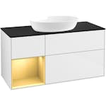 Tvättställsskåp Villeroy & Boch Finion med 3 Lådor Hylla och Bänkskiva för Fristående Tvättställ från Artis & Collaro