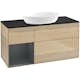 Tvättställsskåp Villeroy & Boch Finion med 3 Lådor Hylla och Bänkskiva för Fristående Tvättställ från Artis & Collaro