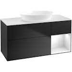 Tvättställsskåp Villeroy & Boch Finion med 3 Lådor Hylla och Bänkskiva för Fristående Tvättställ från Artis & Collaro