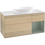 Tvättställsskåp Villeroy & Boch Finion med 3 Lådor Hylla och Bänkskiva för Fristående Tvättställ från Artis & Collaro