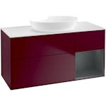 Tvättställsskåp Villeroy & Boch Finion med 3 Lådor Hylla och Bänkskiva för Fristående Tvättställ från Artis & Collaro