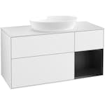 Tvättställsskåp Villeroy & Boch Finion med 3 Lådor Hylla och Bänkskiva för Fristående Tvättställ från Artis & Collaro