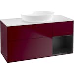 Tvättställsskåp Villeroy & Boch Finion med 3 Lådor Hylla och Bänkskiva för Fristående Tvättställ från Artis & Collaro