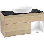 Tvättställsskåp Villeroy & Boch Finion med 3 Lådor Hylla och Bänkskiva för Fristående Tvättställ från Artis & Collaro