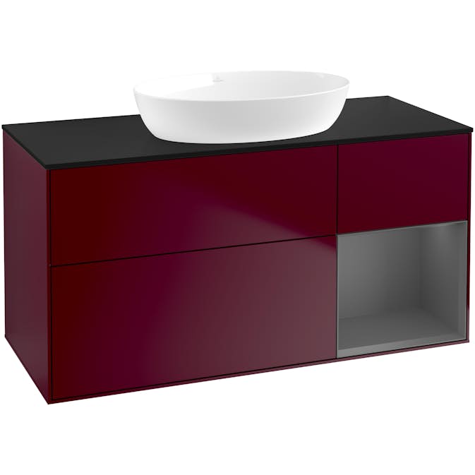 Tvättställsskåp Villeroy & Boch Finion med 3 Lådor Hylla och Bänkskiva för Fristående Tvättställ från Artis & Collaro