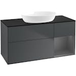 Tvättställsskåp Villeroy & Boch Finion med 3 Lådor Hylla och Bänkskiva för Fristående Tvättställ från Artis & Collaro