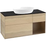 Tvättställsskåp Villeroy & Boch Finion med 3 Lådor Hylla och Bänkskiva för Fristående Tvättställ från Artis & Collaro