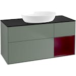 Tvättställsskåp Villeroy & Boch Finion med 3 Lådor Hylla och Bänkskiva för Fristående Tvättställ från Artis & Collaro