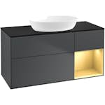 Tvättställsskåp Villeroy & Boch Finion med 3 Lådor Hylla och Bänkskiva för Fristående Tvättställ från Artis & Collaro