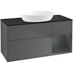 Tvättställsskåp Villeroy & Boch Finion med 3 Lådor Hylla och Bänkskiva för Fristående Tvättställ från Artis & Collaro