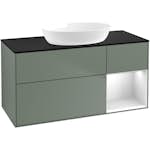 Tvättställsskåp Villeroy & Boch Finion med 3 Lådor Hylla och Bänkskiva för Fristående Tvättställ från Artis & Collaro